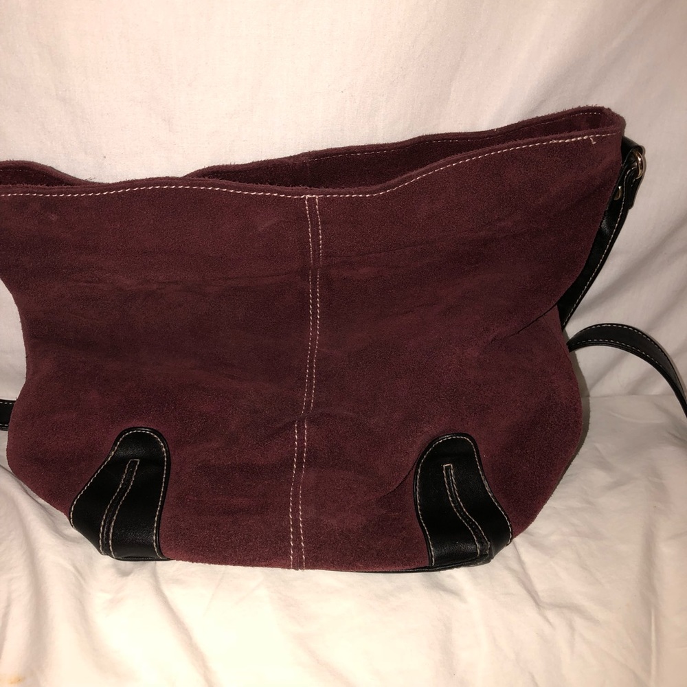 VTG BoHo bag burgundy crossbody bag